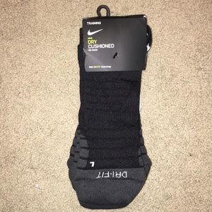 UNISEX Nike Dri-Fit Cushioned Socks 3 pairs Black